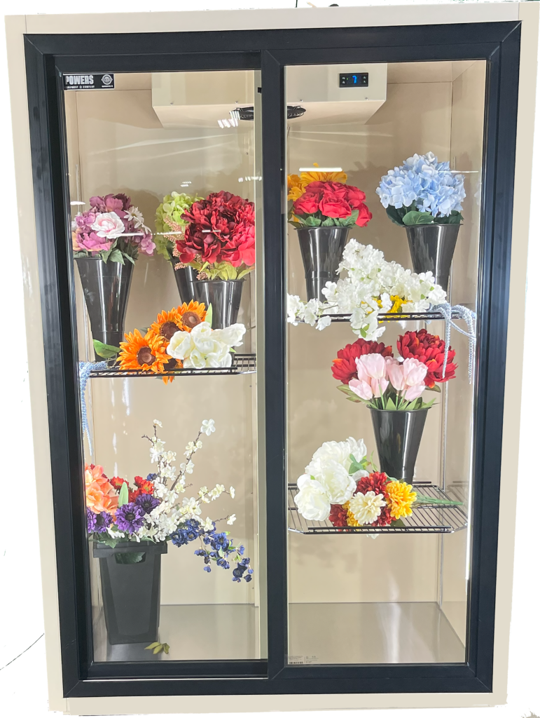 Powers designs custom commercial coolers for florists